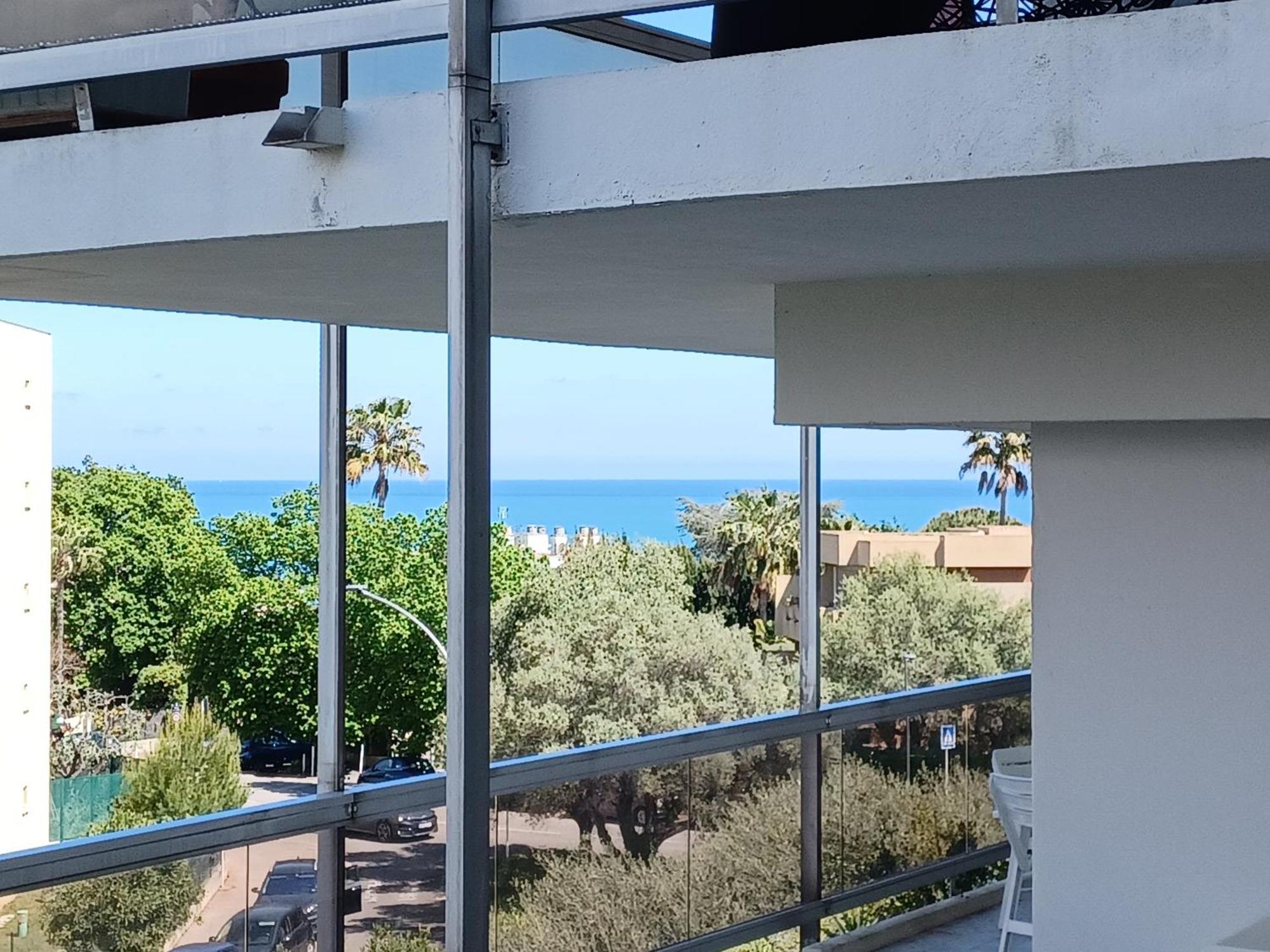 Juan Les Pins Tanit Studio Climatise Vue Sur Mer Piscine 앙티브 외부 사진